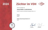 Zuechterzertifikat-VDH